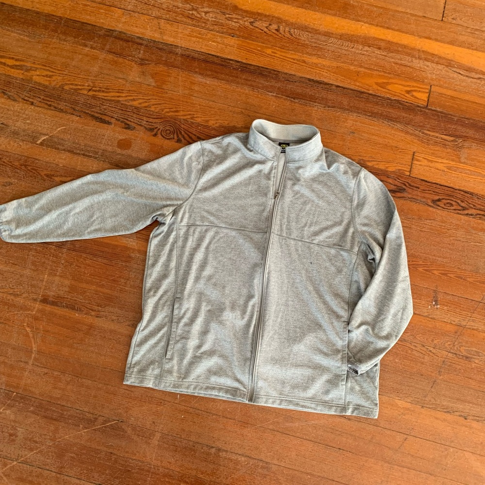 3XL Athletic works men’s zipper front long sleeve jacket with side pockets